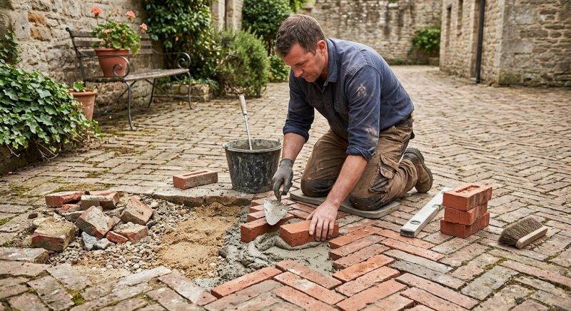 Brick Floor Repair
