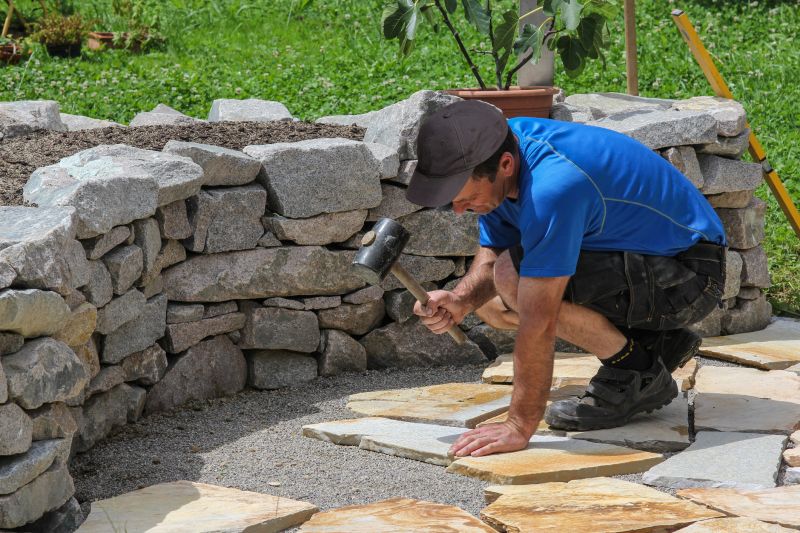 Our team working on Masonry Service projects in Santa Barbara, CA