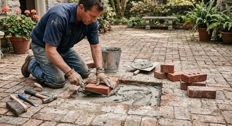 Brick Flatwork Repair in Santa Barbara, CA