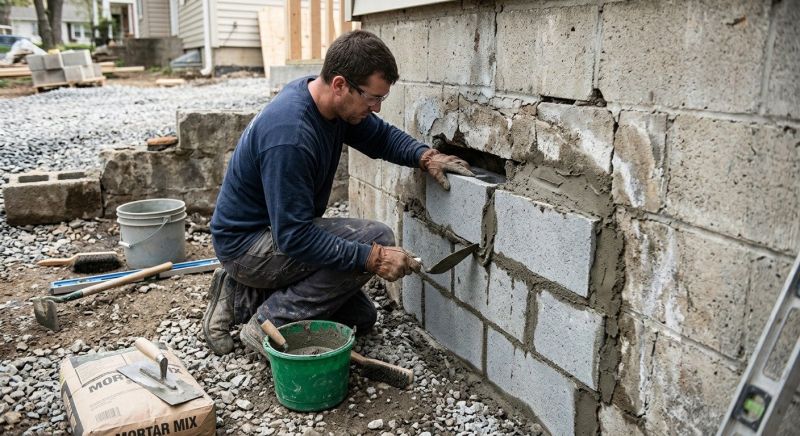Cement Block Repair in Santa Barbara, CA