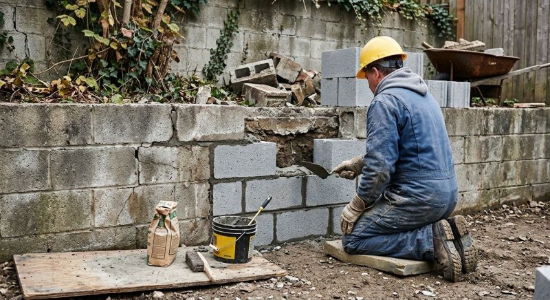 Concrete Block Repair in Goleta, CA
