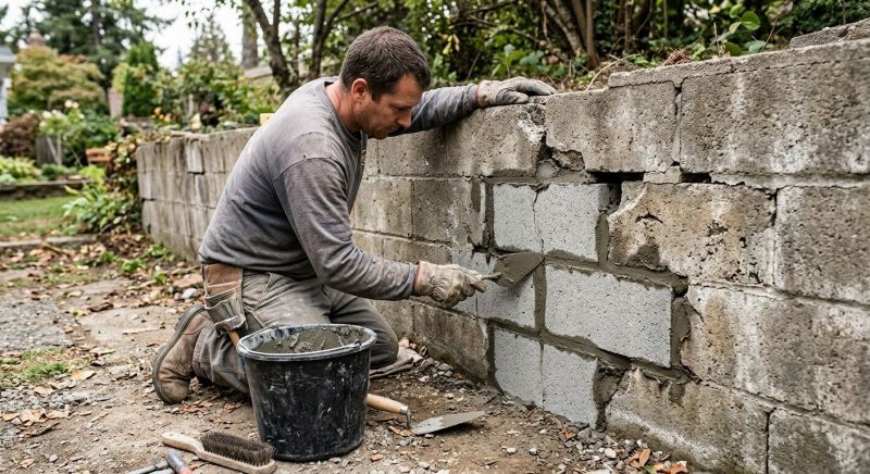Concrete Block Repair in Santa Barbara, CA