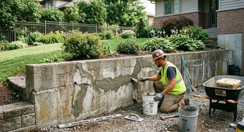 Retaining Wall Repair in Carpinteria, CA