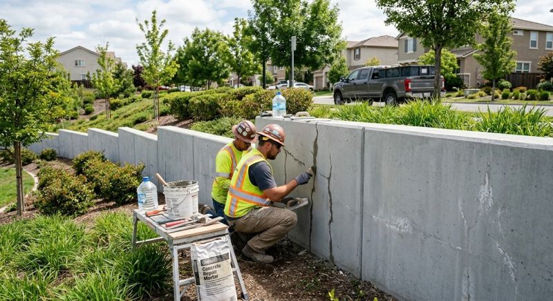 Retaining Wall Repair in Carpinteria, CA