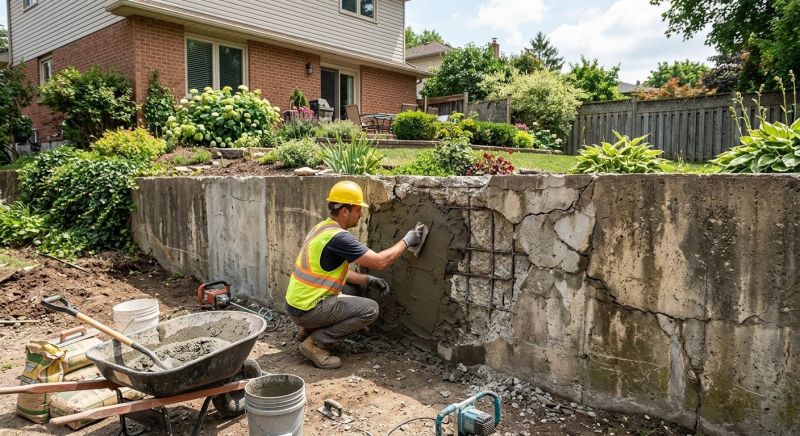 Retaining Wall Repair in Goleta, CA