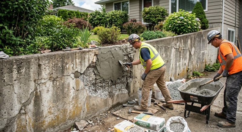 Retaining Wall Repair in Goleta, CA