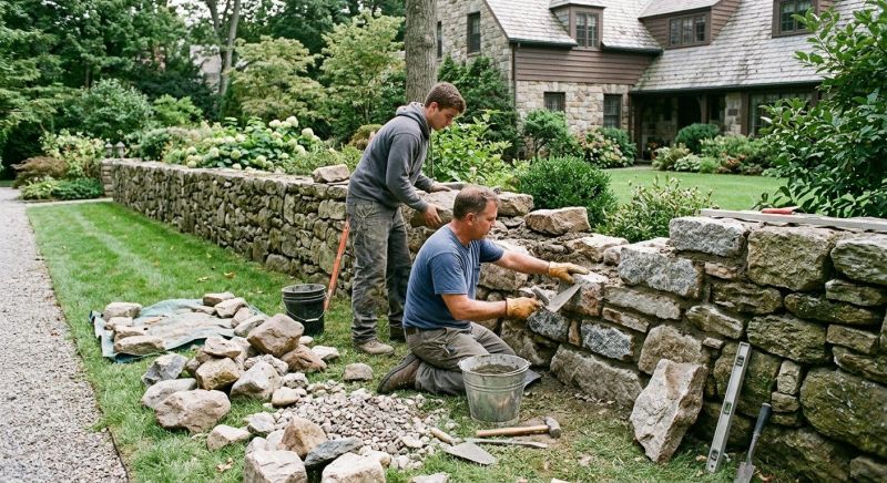 Rock Wall Repair in Santa Barbara, CA