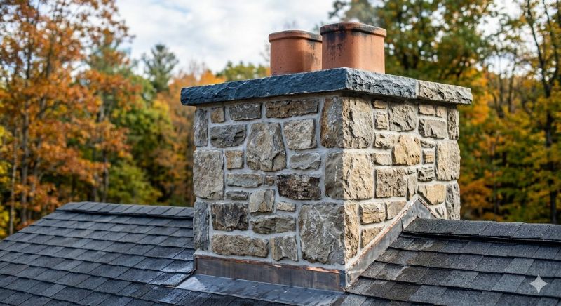 Stone Chimney Installation in Carpinteria, CA