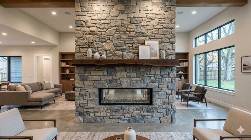 Stone Chimney Installation in Carpinteria, CA