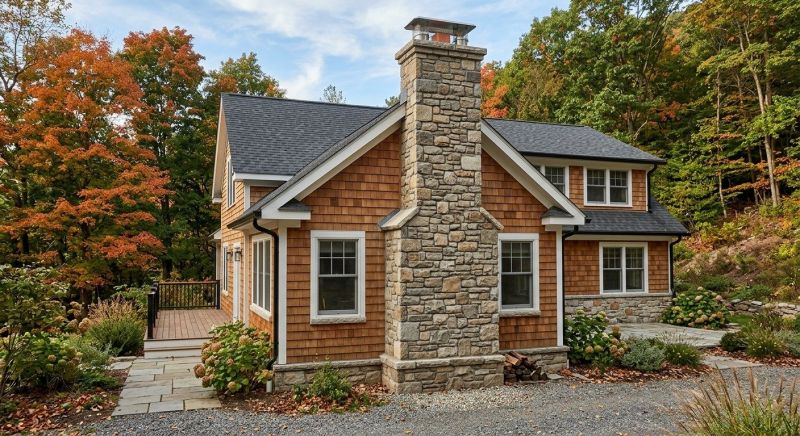 Stone Chimney Installation in Santa Barbara, CA