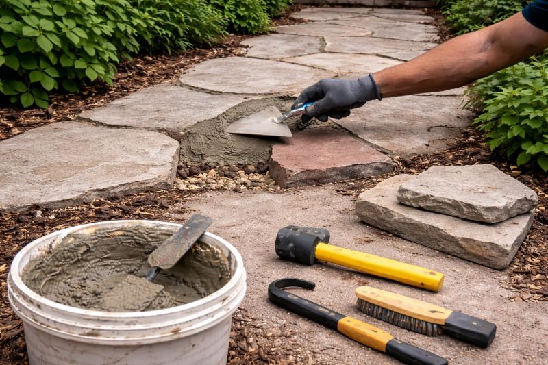 Stone Driveway Repair in Santa Barbara, CA