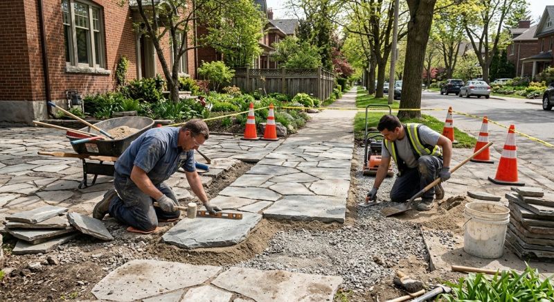 Stone Driveway Repair in Santa Barbara, CA