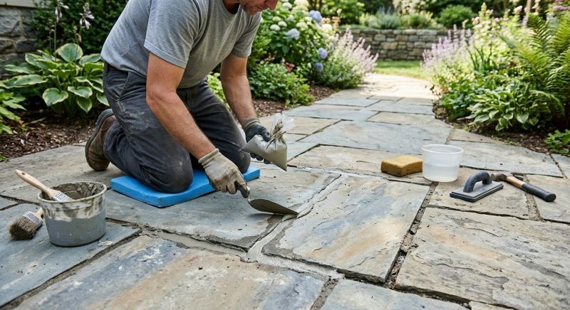 Stone Walkway Repair in Santa Barbara, CA