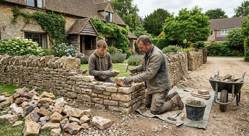 Stone Wall Repair in Carpinteria, CA